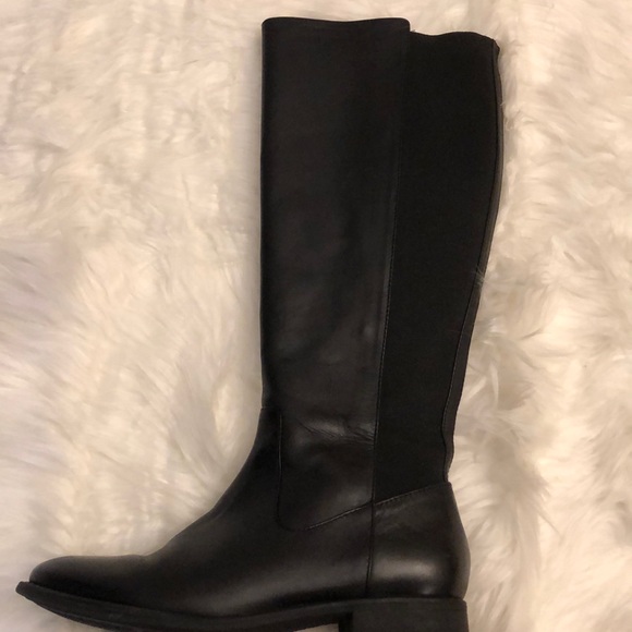 Kenneth Cole Reaction Leather Riding Boots - Black - Picture 8 of 16